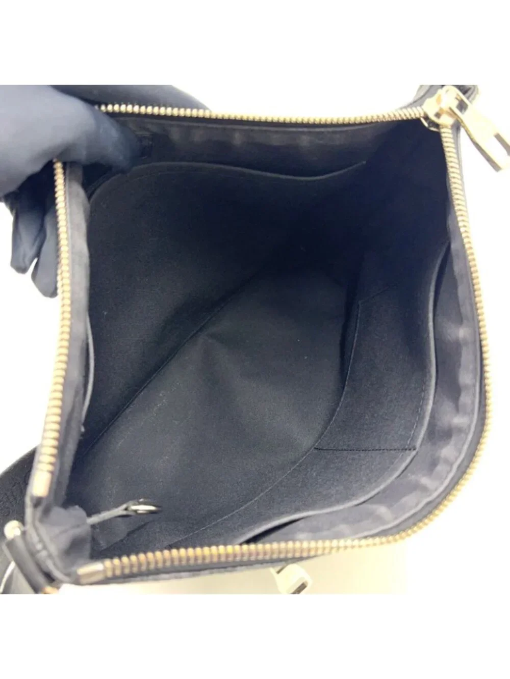Louis Vuitton Mick PM Damier Graphite Leather Black Shoulder Bag Silver